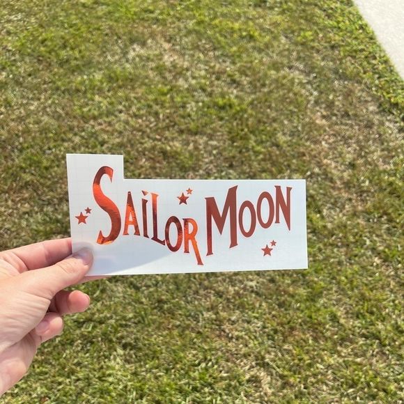 Sailor Moon Holographic Vinyl Window Decal - Picture 3 of 8